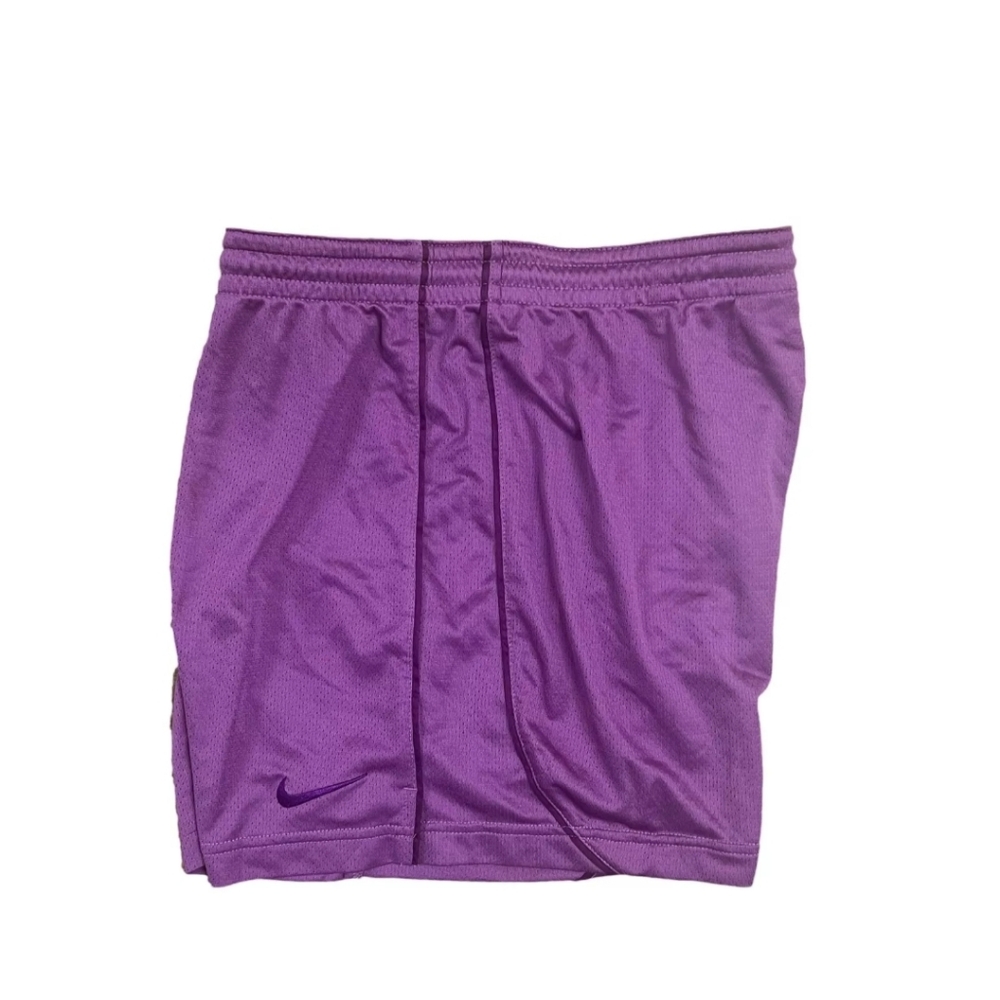 Nike Women's Mesh Shorts, Dri-Fit, Soccer Gym Short, 3.5" purple
